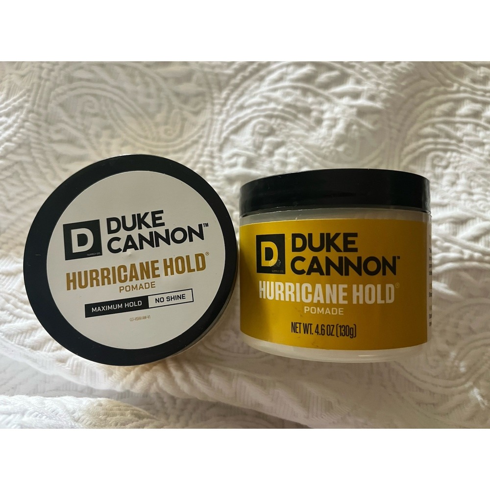 2 Pack Duke Cannon NEW 4.6oz x2 - News Anchor Hurricane Hold Pomade